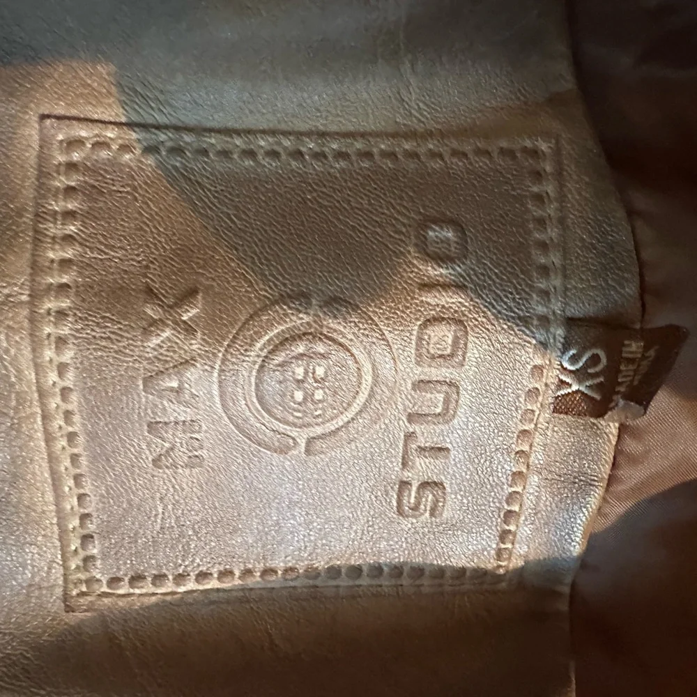 ❄️ Max Studio Moto Faux leather jacket XS - Picture 10 of 12